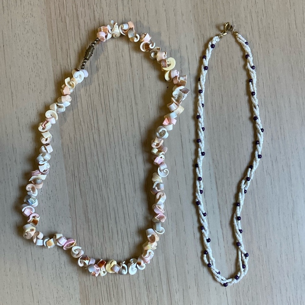 2 Shell Necklaces